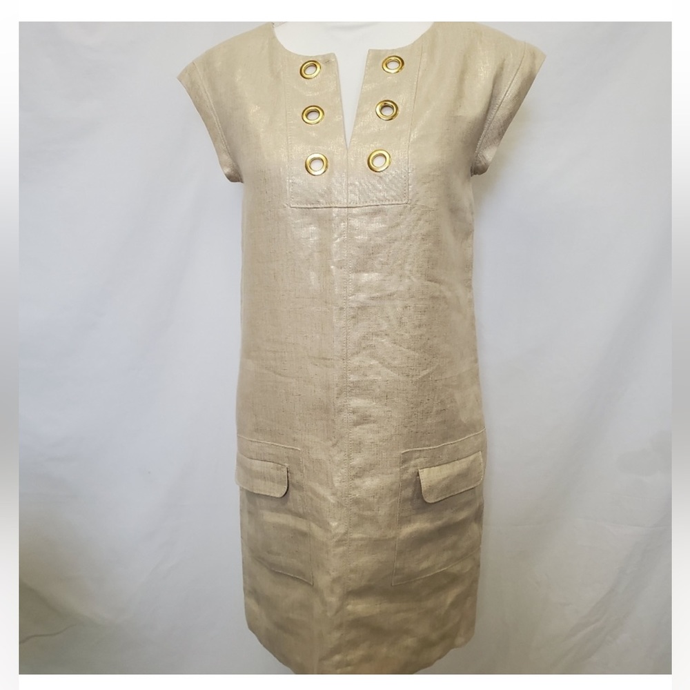 J. Crew Metallic Sheath Dress